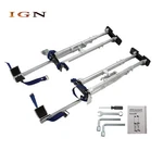 Adjustable Silver Aluminum Alloy Stilt Tool For Walking Taping 36" - 48". Fixed Price $107.17.