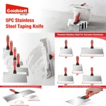 Goldblatt 5 Piecs Taping Knife Set Stainless Steel Includes 6'' 8''10''12'' 14''. Fixed Price $31.99.