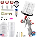 Kcnkcn R500 Lvlp Air Spray Gun 650ML Mixing 10X Disposable Cups. Fixed Price $101.55.