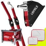 LEVEL5 Drywall 8" Corner Applicator Box + 50" Handle & 3" Finisher 4-512. Fixed Price $833.57.