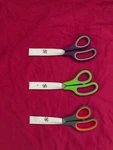 Amazon Titanium Multipurpose Comfort Grip, Fused, Office Scissors (3PK). Fixed Price $15.00.