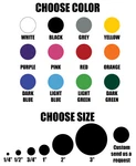 Polka Dot Stickers! Permanent Outdoor Glossy Vinyl Decals - Pick Size And Color!. Fixed Price $14.99.