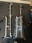 Vevor SGBGQYCHS2440P55R Drywall Aluminum 24"-40" Adjustable Stilts Silver. Fixed Price $125.00.