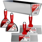 LEVEL5 Drywall Finishing Hand Tool Kit 5, 6 Inch Joint Knives, 10, 12 .... Fixed Price $108.90.