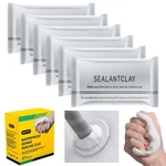 6-PACK New Type White Waterproof Sealant Mastic, Repair Sealing Clay, Quick M.... Fixed Price $16.19.