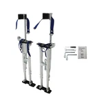 Drywall Stilts Painters Walking Finishing Tools Adjustable 36" - 48" Silver. Fixed Price $106.72.