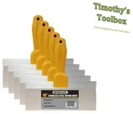 Renegade Textured Handle Stainless Steel Taping Knife 10'' (5 Pack). Fixed Price $48.99.