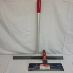 Drywall Taping Knife Set 14" Wal-board Tools & 24" Aluminum Squeegee Red Handle. Fixed Price $30.56.
