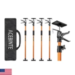 Acebinte 4PK Support Pole Steel Telescopic Adjustable 3RD Hand System. Fixed Price $132.98.