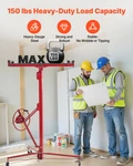 Vevor 16FT Drywall Lift, Heavy-duty 150 Lbs Sheetrock Hoist With Adjustable Tele. Fixed Price $268.90.