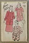 Vtg Advance Pattern 4137 Sewing Large 18-20 Smock Views Cut Complete. Fixed Price $29.95.