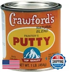 Crawford Products Company Inc. 31616 Natural Blend Painters Putty 1/2 Pint. Fixed Price $28.78.