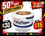 Adfors Fibatape Self-adhesive Drywall Joint 1-7/8 X 150 Ft White. Fixed Price $15.98.