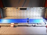 Kezers Drywall Skimming Blade Set. 31.5", 21.625", 11.625", Ext Pole, Xtra Blds. Fixed Price $50.00.