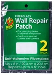 Duck Brand 8 In X White Fiberglass Wall Repair Patch, 2-PACK. Fixed Price $10.99.