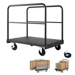 Uimoso Drywall Cart Dolly 1800 Lbs Capacity 2-IN-1 Steel Panel Truck 3HANDRAILS. Fixed Price $135.99.