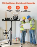 11FT Drywall Lift, Heavy-duty 150 Lbs Sheetrock Hoist With Adjustable Telescopi. Fixed Price $201.07.