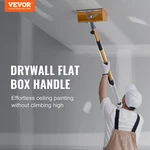 Vevor 40"-64" Drywall Flat Box Handle, Anodized Aluminum, 5-SECTION Adjustable. Fixed Price $65.99.