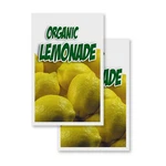 Signmission Organic Lemonade 2-PACK 24 X 36 Vinyl Decals Insert Peel Stick. Fixed Price $76.81.