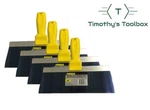 Ames 10" Feather-lite Blue Steel Drywall Finishing Knife 4 Pack- New. Fixed Price $53.99.