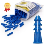 Qualihome Ribbed Plastic Drywall Anchors For #10-12 X 1". Fixed Price $24.98.
