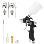Kcnkcn Mini Hvlp Air Spray Gun Kit, With 0.8MM 1.0MM NOZZLES&125CC Black. Fixed Price $25.02.