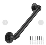 3FT Pipe Stair Handrail Metal Black For Indoor & Outdoor Wall Mount Support. Fixed Price $14.72.