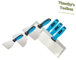 Ox Pro 6-PIECE Stainless Steel Joint / Taping Plastering Knife Set 4 To 12. Fixed Price $82.99.