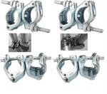 Scaffolding Clamps, British Type, For 1-3/4" To 1-9/10" Od Tube, Galvanized. Fixed Price $37.35.