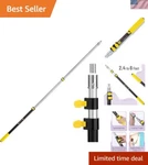 Versatile Bates Extension Pole: 2.4-6 Ft For Painting, Dusting & Squeegeeing. Fixed Price $36.89.