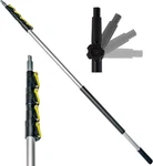 Doca Telescoping Pole 5-12 Extension Ft, Silver, Black, And Yellow. Fixed Price $42.32.