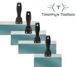Hyde Blue Steel Lightweight Taping Tiger Knife Set (8", 10", 12", 14"). Fixed Price $44.99.