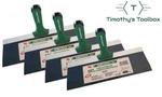 Usg Sheetrock 12'' Blue Steel Pro-series Drywall Taping Knife (pack Of 4). Fixed Price $59.99.