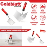Goldblatt 2PCS Drywall Corner Tool Set 5" Outside 3.5'' Inside Knife. Fixed Price $26.49.