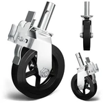 OK5STAR Inch Scaffolding Wheels, PACK-1-3/8" Round Stem, Black. Fixed Price $47.62.