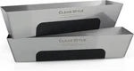 Clear Style Stainless Steel Mud Pans 2 Pack 14-INCH Drywall Taping Tools .... Fixed Price $33.29.