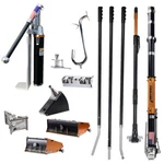Drywall Master Full Set W/ 10" & 12" Flat Boxes - Extendable Handle. Fixed Price $3631.00.