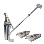 Platinum Drywall Tools Flat Set With 10 & 12 Inch Boxes, Handle, Pump - New. Fixed Price $749.00.