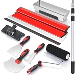 Drywall Skimming Tool Set, 24 Inch Blade, Mud Pan, 9 Compo. Fixed Price $125.44.