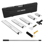 Vevor Drywall Skimming Blade Set Knife Combo 7/10/14/16/24IN + 34-81.6 Handle. Fixed Price $112.90.