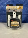 3M High Strength Large Hole Repair Kit, Includes Fiber Reinforced Spackling. Fixed Price $11.29.