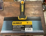 Dewalt Drywall 10" Blue Steel Taping Knife W/ Soft Grip Handle DXTT-2-126. Fixed Price $23.33.