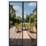 Fego Magnetic Screen Door Fit 38" X 80", Black. Fixed Price $36.65.