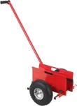 Heavy Duty 660LBS Panel Dolly Extended Handle, Drywall Cart 10" Rubber Wheels. Fixed Price $55.09.