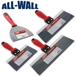 4-PIECE Wal-board Blue Steel Drywall Taping Knife Set 6"- 8"-10"-12" Soft Grip. Fixed Price $59.99.