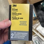 3M 19093 2.625-INCH By 3.75-INCH 1-INCH Fine/medium Grit Drywall Sanding. Fixed Price $19.99.