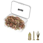 Self Drilling Anchors, 30 Pcs And Screws For Drywall.... Fixed Price $17.55.