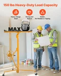 16FT Drywall Lift, Heavy-duty 150 Lbs Sheetrock Hoist With Adjustable Telescopin. Fixed Price $295.35.