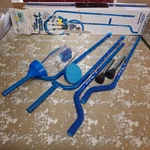Flybar Master Walking Stilts Large Model Msst-b Blue Adjustable Kids 10+ 200LBS. Fixed Price $65.99.