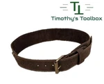 Ox Pro 3" Tool Belt Oil-tanned Saddle Leather. Fixed Price $35.99.